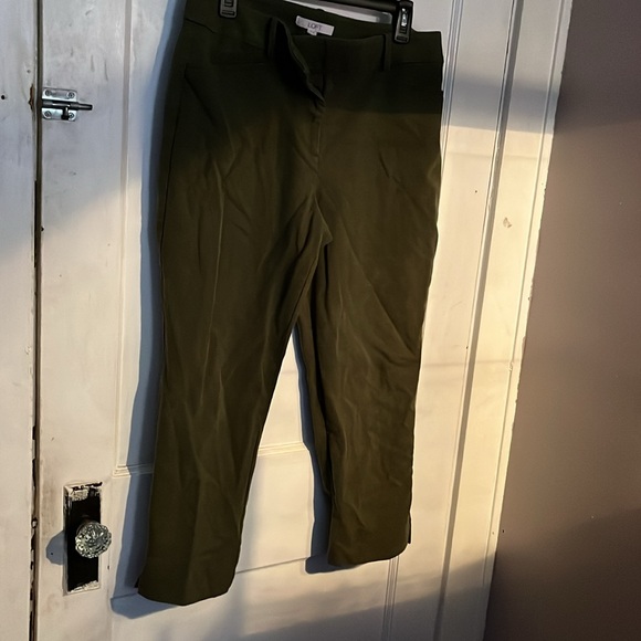 Green size 12 loft brand cropped pants - Picture 9 of 10